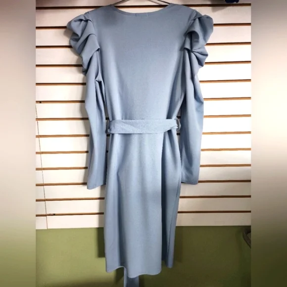 FN light blue wrap dress 2x - Picture 6 of 6